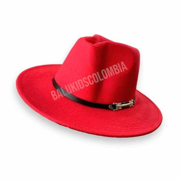 Sombrero Glamour Rojo - Para Niñas